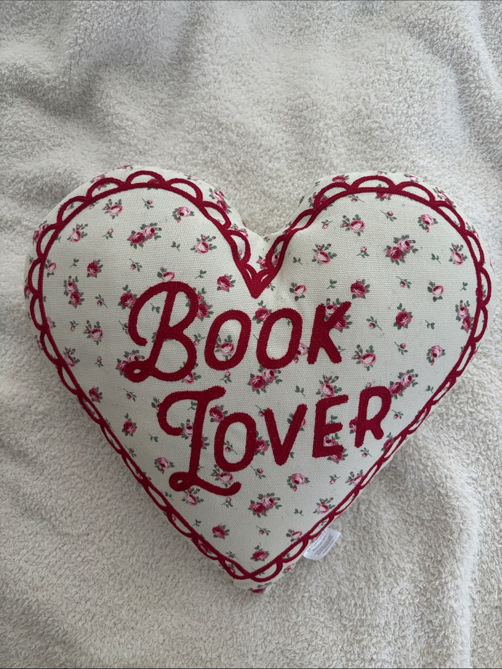 Barnes & Noble Book Lover Pillow Valentine’s Limited Edition